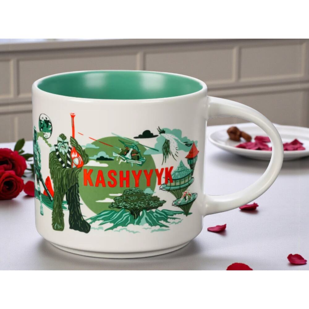 Starbucks Discovery Series Kashyyyk Mug 14oz Star Wars Theme NWT